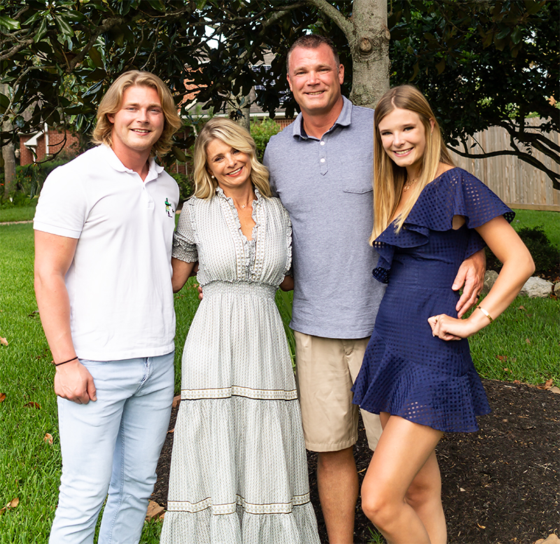 Bart Evans and family