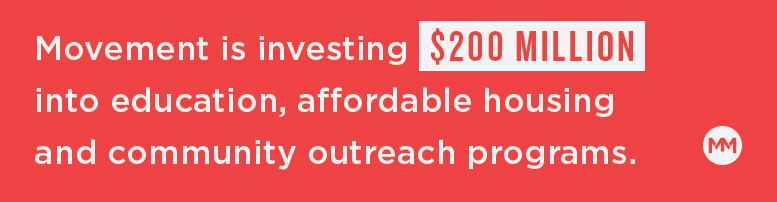 Movement Mortgage gives $200 million to expand schools, affordable housing and community outreach programs